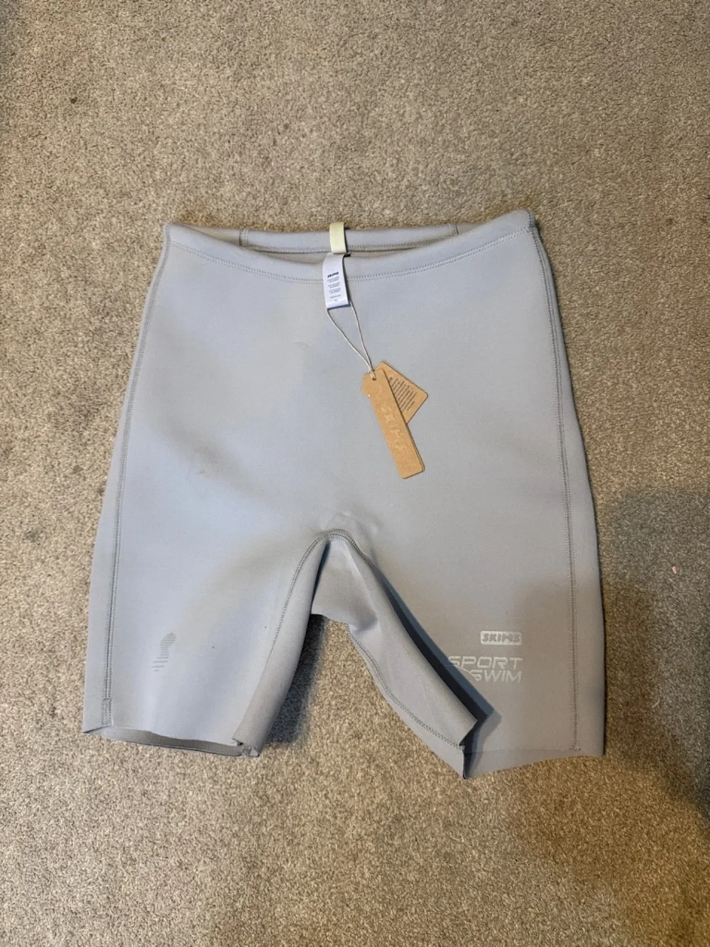 Skims Light Grey Scuba Swim Shorts Size XS